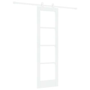 vidaXL Преплъзваща се врата ORKDAL Бяло 61 x 198,5 см
