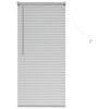 vidaXL Вертикални щори Сребристо 130 x 60 см Алуминий