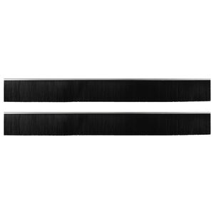 vidaXL Самозалепващи се четки за уплътняване на врати 2 pcs Сребрист