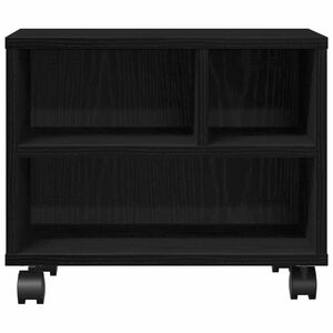 vidaXL Стойка за принтер Черния дъб 41 x 32 x 34,5 см Инженерно дърво