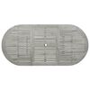 vidaXL Градинска трапезна маса (120-170)x80x75 cм акациево дърво масив