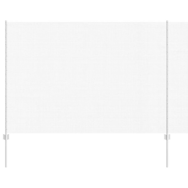 vidaXL Ограда с пост Сребрист 1,5 x 10 m Стомана
