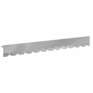 vidaXL Ограда за трева 20 бр. 102 x 10 x 4 см Стомана Сребристо