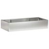 vidaXL Задържащи стени 6 бр. 200 x 100 x 40 см Неръждаема стомана