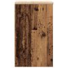 vidaXL Гаражен шкаф за съхранение, старо дърво, 30x51x85 см, бор масив