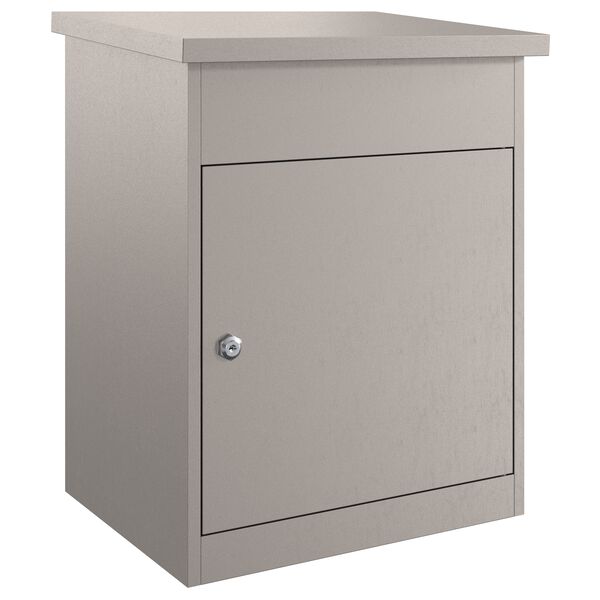 vidaXL Пощенска кутия за пратки с врата Ръждясало 47.5 x 38 x 59 см