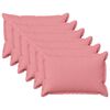 vidaXL Калъфка за възглавница 6 pcs HOUTEN Розово 50 x 75 cm