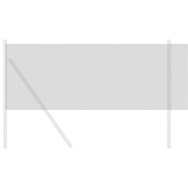 vidaXL Заварена мрежа ограда Сив 0.5 x 100 м