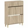 vidaXL Шкаф за обувки ARNHEM 78 x 24 x 103 см Инженерна дървесина
