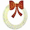 vidaXL Венец Топло бяло 120 x 120 x 10 см PET 150 LED светодиода