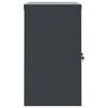 vidaXL Шкаф за папки антрацит 90x40x70 см стомана