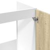 vidaXL Долен шкаф "Lyon" дъб сонома 80x46x81,5 см, инженерно дърво