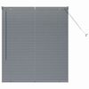 vidaXL Вертикални щори Тъмносиво 130 x 120 см Алуминий