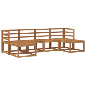 vidaXL Комплект дивани за открито 6 pcs Естествен
