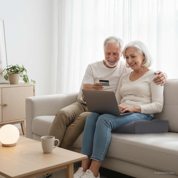 vidaXL Възглавница за сядане Сив 40 x 40 x 10 см PU пяна