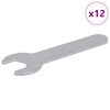 vidaXL Спанер 12 бр. Сребрист 13 mm Желязо