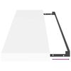 vidaXL Окачен стенен рафт, бял, 90x23,5x3,8 см, МДФ