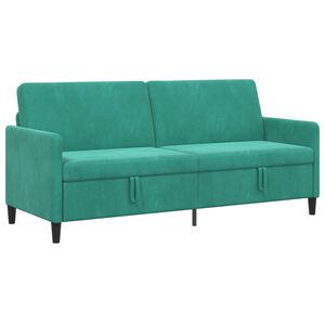 vidaXL Диван с storage Тюркоаз 192 x 78 x 87 см Полиестер