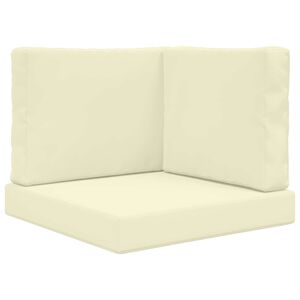 vidaXL Възглавница за диван на открито Полиестер Кремаво 60 x 60 cm