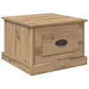 vidaXL Масичка за кафе Дъб 50 x 50 x 35 cm Инженерно дърво