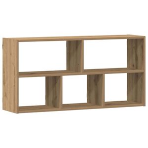 vidaXL Стенен рафт, дъб артизан, 100x25x50 см, инженерно дърво