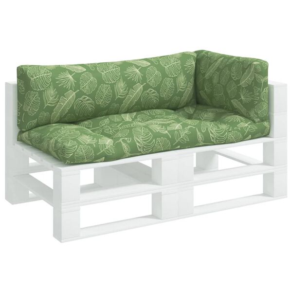 vidaXL Палетни възглавници, 3 бр, на листа, плат Оксфорд