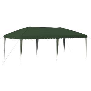 vidaXL Поп-ъп парти палатка 575 x 290 x 245 см Зелено