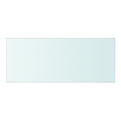 vidaXL Рафтове, 2 бр, панели прозрачно стъкло, 50x20 см