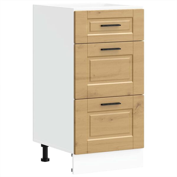 vidaXL Кухненски шкаф Porto, дъб артизан, инженерно дърво