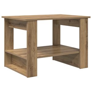 vidaXL Масичка за кафе Дъб 72 x 50 x 50 см Инженерна дървесина