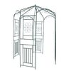 vidaXL Градинска арка, 250 см, тъмнозелена