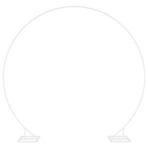 vidaXL Сватбена арка Бяло 220 x 45 x 200 см Стомана