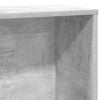 vidaXL Библиотека, бетонно сива, 60x24x120 см, инженерно дърво