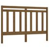 vidaXL Горна табла за легло, меденокафява, 126x4x100 см, бор масив