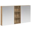 vidaXL Комплект шкафове за баня 3 бр. 130 x 14,5 x 70 см