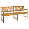vidaXL Външна пейка 2 -местен 180 x 56 x 90 см Солидно акациево дърво