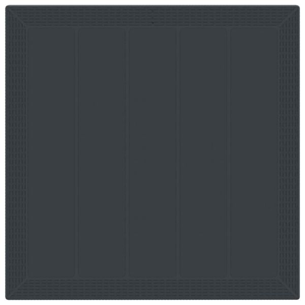 vidaXL Комплект за хранене в градината 3 pcs Антрацит Полипропилен