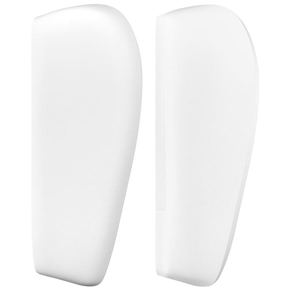 vidaXL Горна табла с уши, Бяла, 83x23x78/88 см, изкуствена кожа