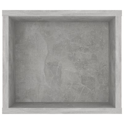 vidaXL Окачен TВ шкаф, бетонно сив, 100x30x26,5 см, ПДЧ