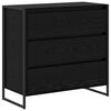 vidaXL Служебен шкаф Черния дъб 79 x 36 x 75.5 см Инженерна дървесина