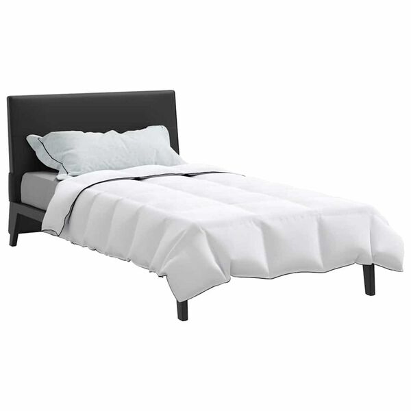 vidaXL Зимен юрган Бяло 135 x 220 см Перо