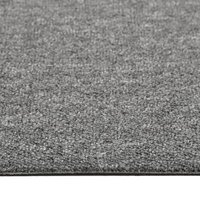 vidaXL Килимни плочки за под, 20 бр, 5 м², 50x50 см, сиви