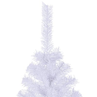 vidaXL Коледно дърво, изкуствено, L, 240 см, бяло