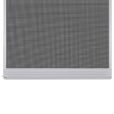 vidaXL Бял комарник за врата на панти, 100x215 см