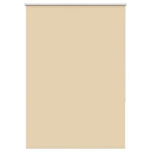 vidaXL Ролкова щора Blackout Бежова 105x130 cm Ширина на плата 100,7cm