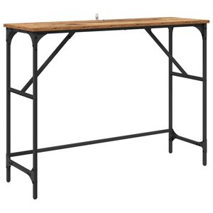 vidaXL Конзолна маса Старо дърво 100 x 32 x 75 см Инженерна дървесина