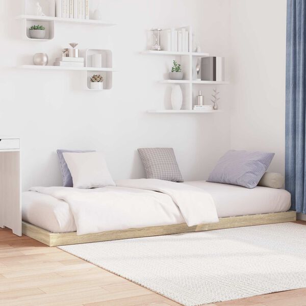 vidaXL Леглово дъно Сонома 100 x 200 cm Инженерно дърво