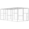 vidaXL Клетка за котки 6x3x2,5 м поцинкована стомана