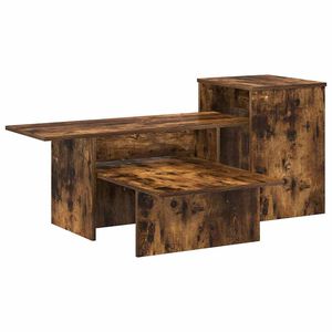 vidaXL Конзолна маса Димян дъб 91,5 x 35 x 38,5 см Инженерна дървесина