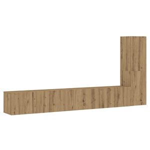 vidaXL Комплект от 3 части за монтиране на телевизор на стената